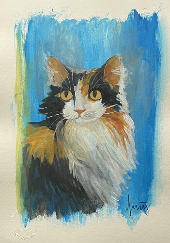 Cat 7 par Nicola Quici, Peinture en vente sur Singulart