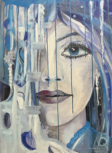 Winter van Nicola Quici, Schilderij te koop op Singulart