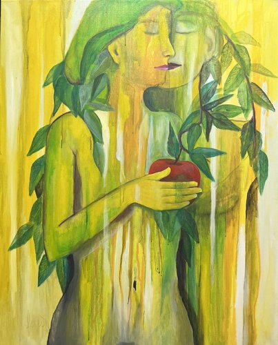 Adam und Eva ( il peccato ) von Nicola Quici, Malerei kaufen auf Singulart