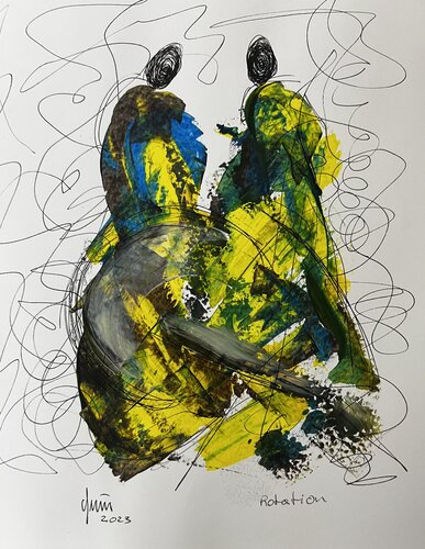 Rotation von Nicola Quici, Malerei kaufen auf Singulart