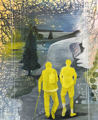 The hike von Nicola Quici, Malerei kaufen auf Singulart