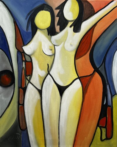 At the beach by Nicola Quici, Painting for Sale on Singulart