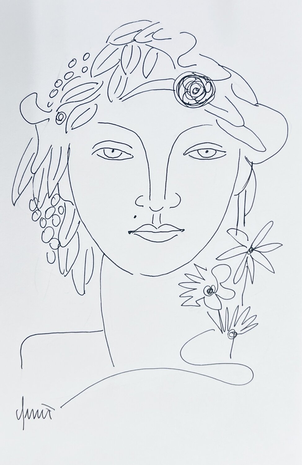 lady in bloom Nicola Quici
