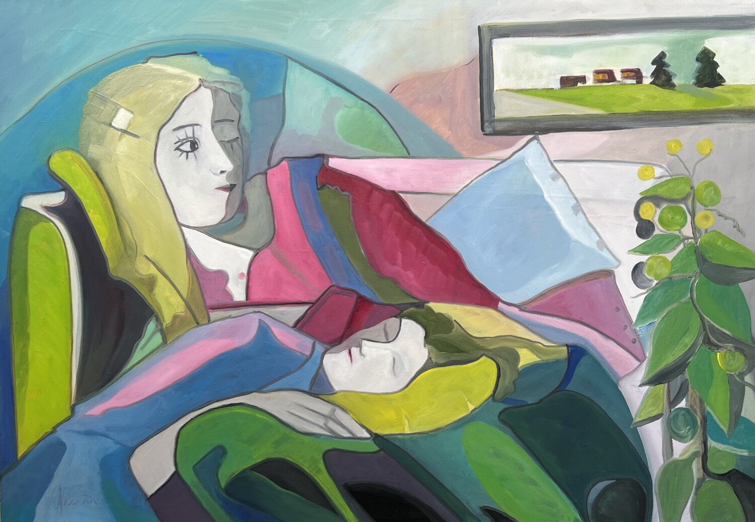 the geen pillow Nicola Quici