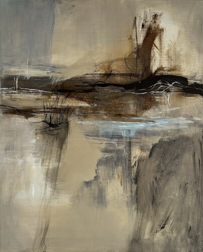 Cozy II van Boryana Nindl, Schilderij te koop op Singulart