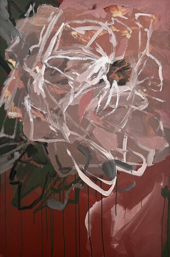 Bulgarian rose van Boryana Nindl, Schilderij te koop op Singulart