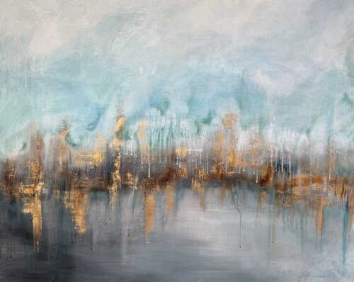 Emerald Horizon von Martyna Wójcik, Malerei kaufen auf Singulart