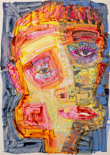 the desperate woman - Die verzweifelte Frau von Thorsten Otto Bartelt, Malerei kaufen auf Singulart
