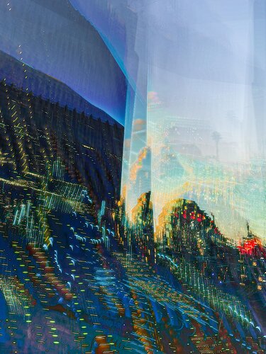 Lichtspuren - Berlin - Friedrichstraße von Thorsten Otto Bartelt, Fotografie kaufen auf Singulart