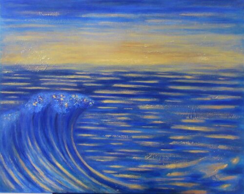 Vague di Artiste H. E., Pittura in vendita su Singulart