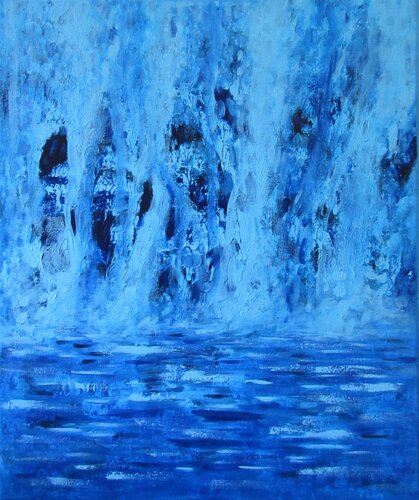 Chute d'eau di Artiste H. E., Pittura in vendita su Singulart