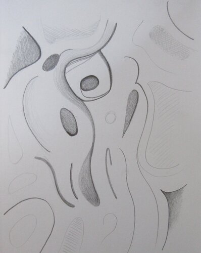 Motifs géométriques van Artiste H. E., Tekening te koop op Singulart