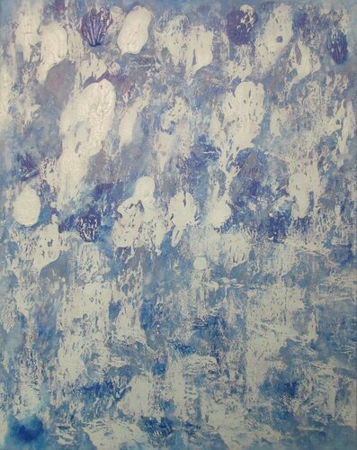 Bleu di Artiste H. E., Pittura in vendita su Singulart