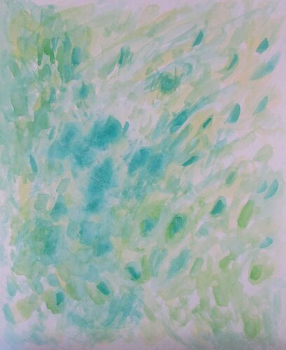 Feuilles d'arbres von Artiste H. E., Malerei kaufen auf Singulart