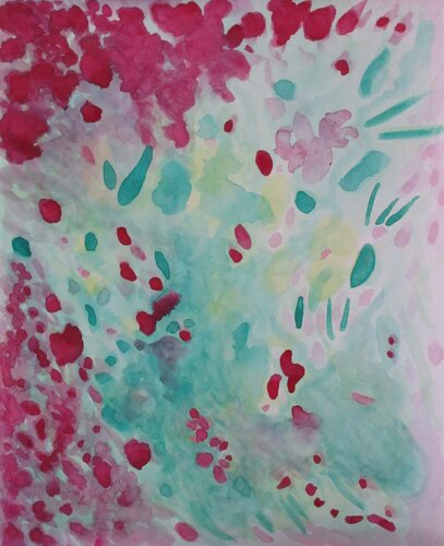 Fleurs et nature di Artiste H. E., Opera su carta in vendita su Singulart