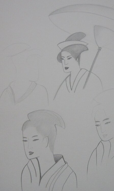 Femmes japonaises Artiste H. E.
