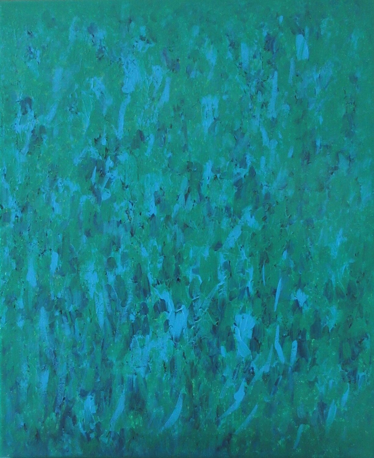 Reflets des arbres sur la rivière Artiste H. E.