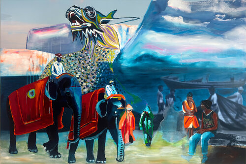 Thunder van Stefanie Lueck, Schilderij te koop op Singulart