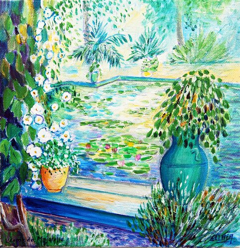Esprit de Majorelle von Marie-Claude ELLHËA, Malerei kaufen auf Singulart