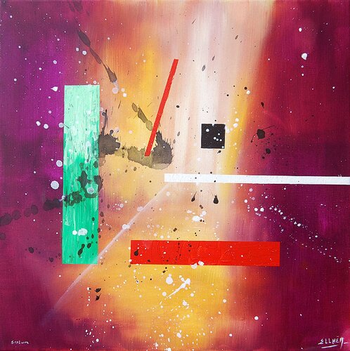 Abstract Stratum von Marie-Claude ELLHËA, Malerei kaufen auf Singulart