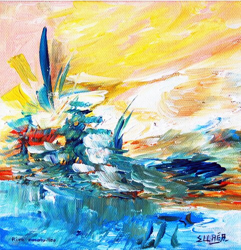 Rive Ensoleillée van Marie-Claude ELLHËA, Schilderij te koop op Singulart