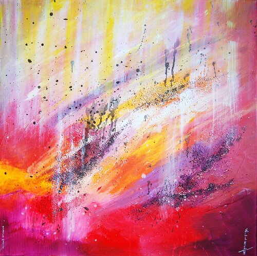 Abstract Trance Music von Marie-Claude ELLHËA, Malerei kaufen auf Singulart
