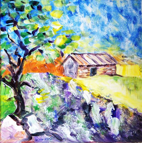 Le Viel Olivier by Marie-Claude ELLHËA, Painting for Sale on Singulart