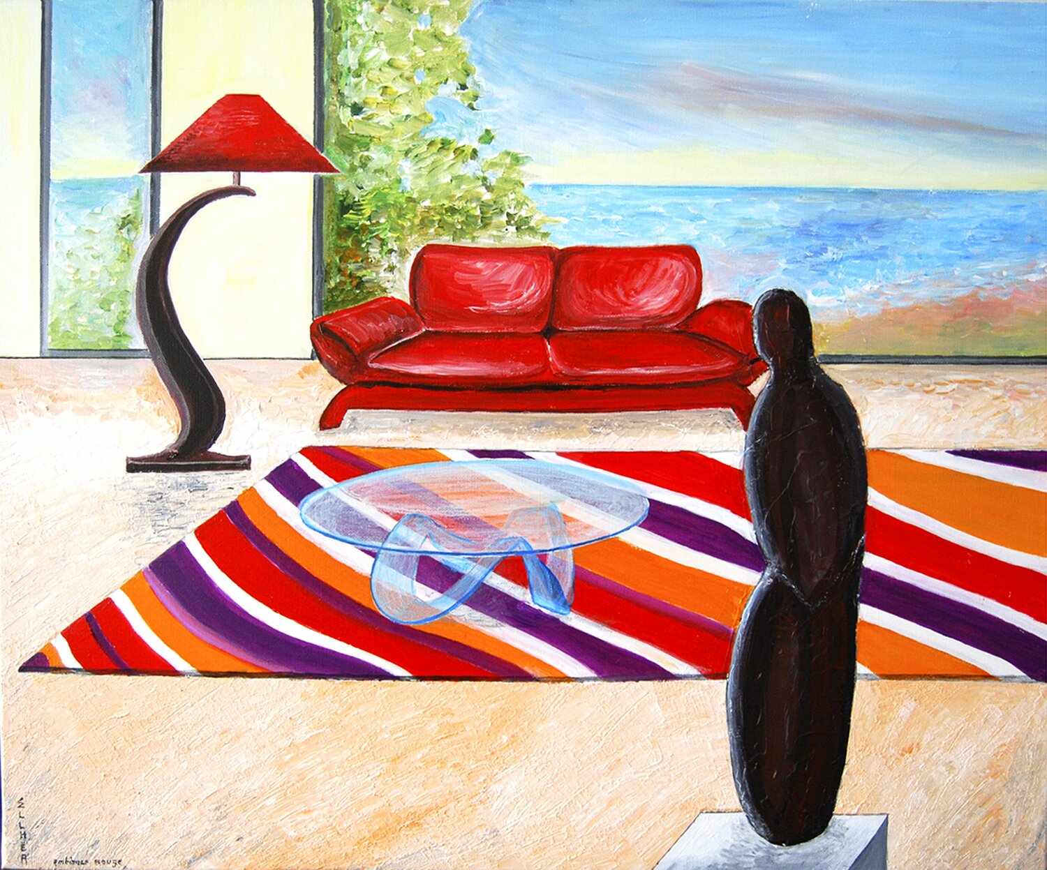 Red Atmosphere Marie-Claude ELLHËA