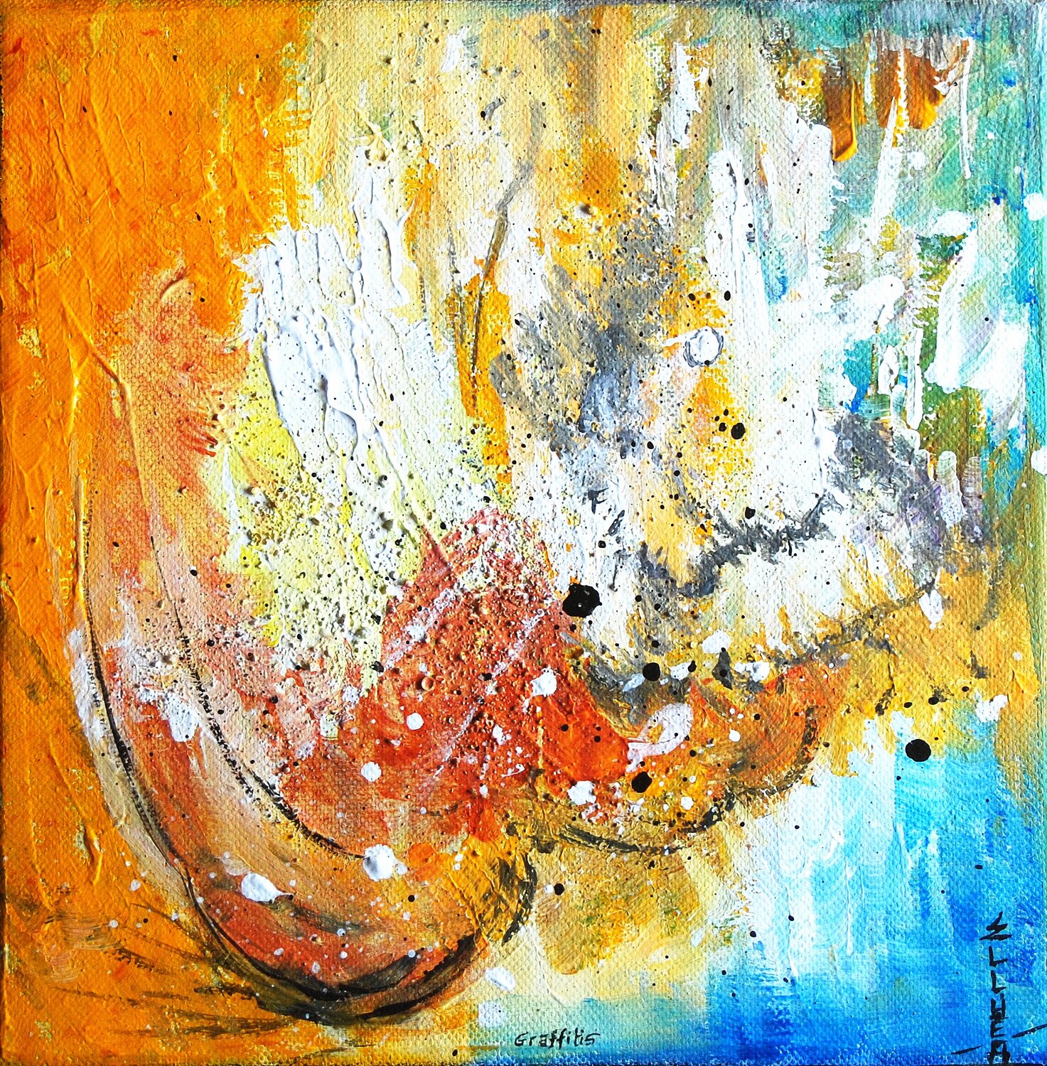 Abstrait Graffitis - Abstract Graffiti Marie-Claude ELLHËA