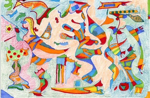 La dea del mare van guido farese, Werk op papier te koop op Singulart