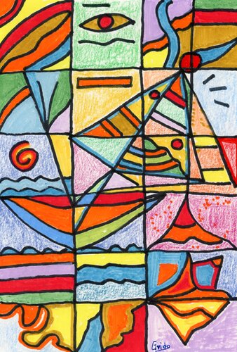 cartolina dal mare van guido farese, Werk op papier te koop op Singulart
