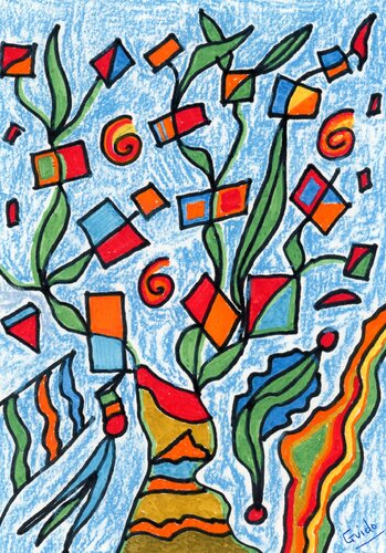 l'albero della festa by guido farese, Work on Paper for Sale on Singulart