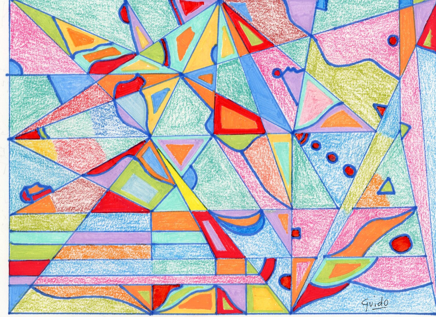 Tutto in un unico punto. guido farese Werk auf Papier zu verkaufen