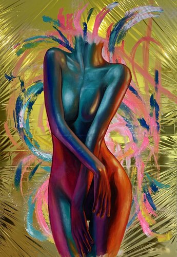 THE BEGINNING de Lisa Müller, Pintura a la venta en Singulart