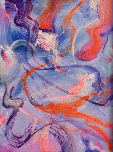 LILAC MINI by Lisa Müller, Painting for Sale on Singulart