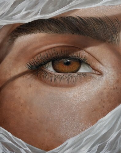 THE GAZE di Lisa Müller, Pittura in vendita su Singulart