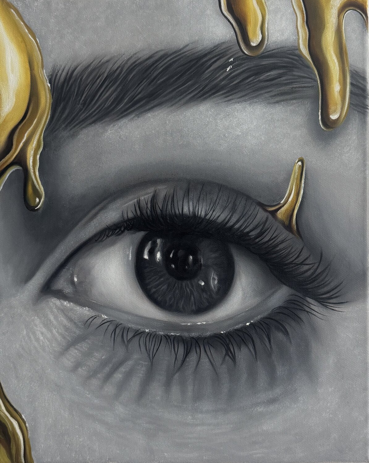 IN SILENCE Lisa Müller Peinture originale à vendre