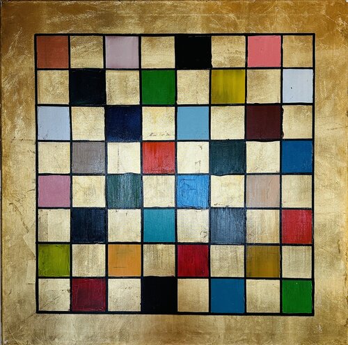 United Colours of Chess von Ilja Freer, Malerei kaufen auf Singulart