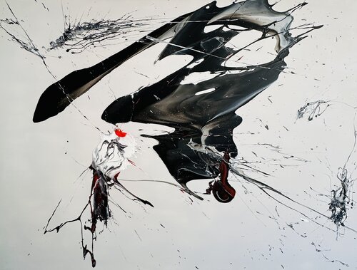 Free Fall Kiss di Ilja Freer, Pittura in vendita su Singulart