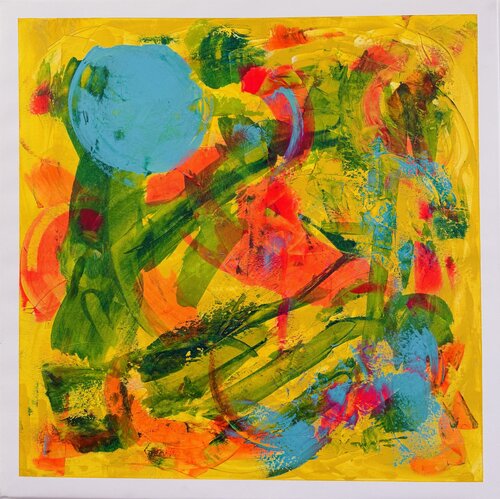 Blue Head von Ilja Freer, Malerei kaufen auf Singulart