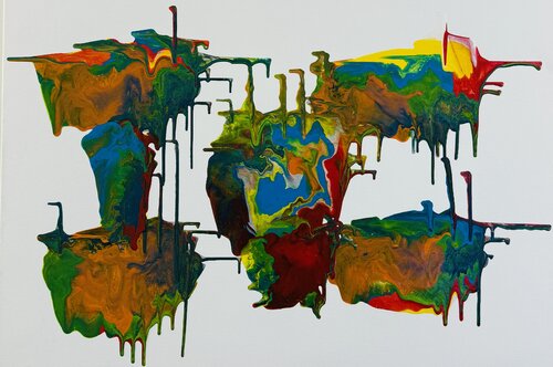 The World Map di Ilja Freer, Pittura in vendita su Singulart