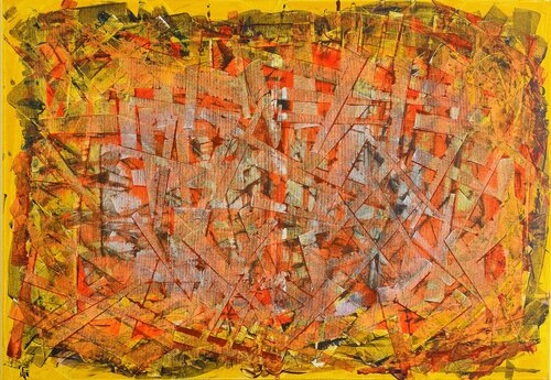 Orange Error von Ilja Freer, Malerei kaufen auf Singulart