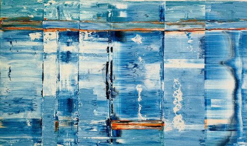 Orangina in aqua von Ilja Freer, Malerei kaufen auf Singulart