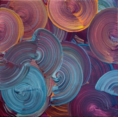 Vinyl vibes by Ilja Freer, Painting for Sale on Singulart