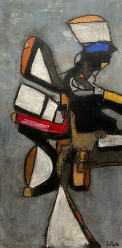 Il guerriero von Federico Pinto Schmid, Malerei kaufen auf Singulart