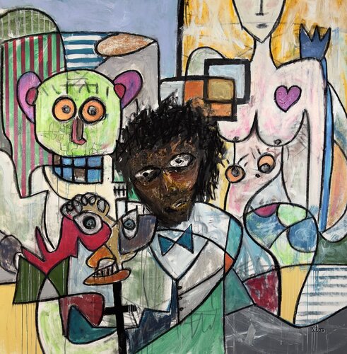 Le nefandezze del predicatore de Federico Pinto Schmid, Pintura a la venta en Singulart