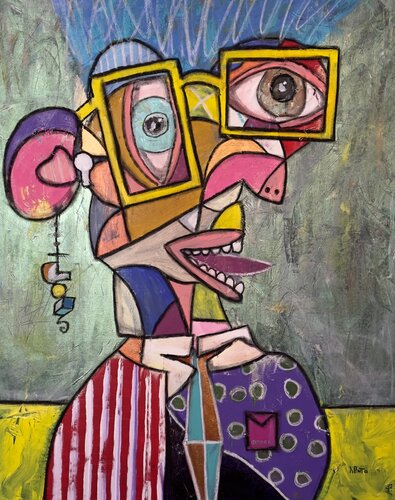 Il Punk Abbestia di Federico Pinto Schmid, Pittura in vendita su Singulart