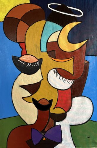 I shut my eyes and everything slips away di Federico Pinto Schmid, Pittura in vendita su Singulart