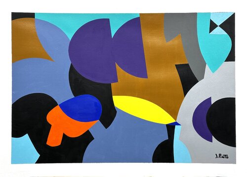 Notte Tempo par Federico Pinto Schmid, Peinture en vente sur Singulart