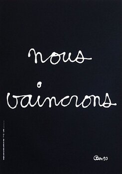 Ben Vautier ベン・ヴォーチェ　額絵　絵画 1972 ハンドメイド・手芸 Ben Vautier ベン・ヴォーチェ 額絵 絵画
